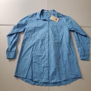 Peppermayo Shirt Dress Womens XS Collared Button Down Long Sleeve Casual Top
